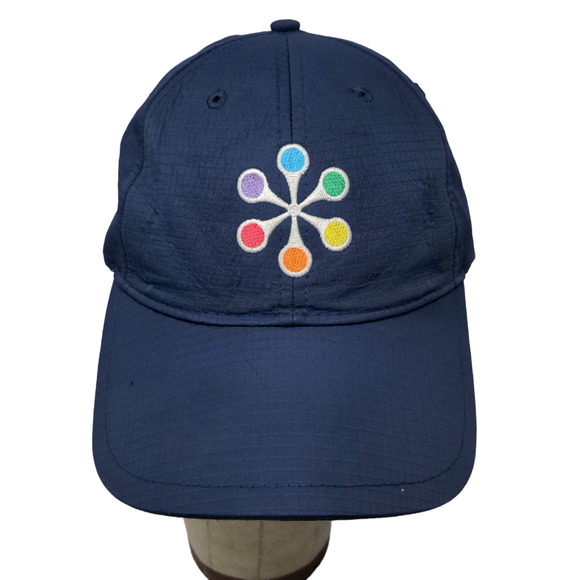 Cap America Men's Strapback Hat Blue Adjustable Embroidered Logo - Picture 1 of 11